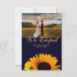 Foto Wir haben die blaue Hochzeitsankündigung der  Einladung