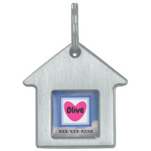 Foto wolkiger Himmel mit dem Namen in rosa Herz Ni