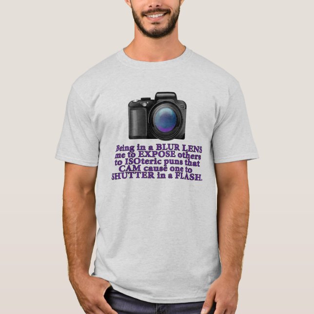 Foto-Wortspiel-T - Shirt (Vorderseite)