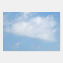 Foto Wrapping Paper für Herz und J Clouds