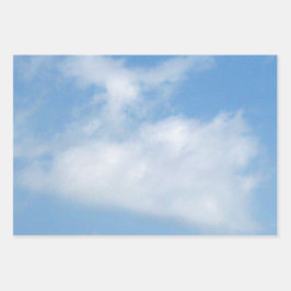 Foto Wrapping Paper für Herz und J Clouds Geschenkpapier Set