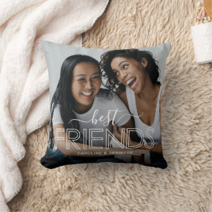 Foto-Wurfkissen für beste Freunde Kissen