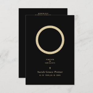 Foto Zierdenkmäler Loved One Beerdigung Mitteilungskarte