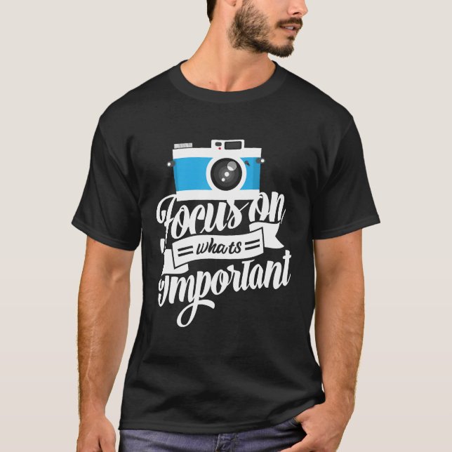 Foto Zitat Geschenk Kameras Fotograf k T-Shirt (Vorderseite)