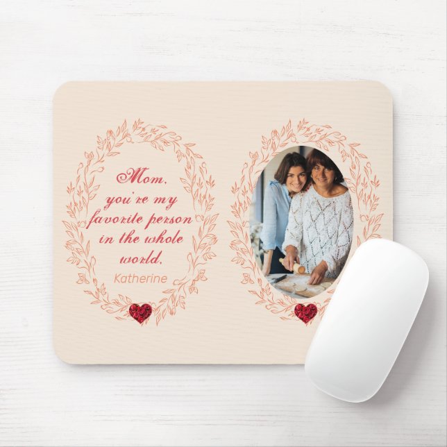 Foto & Zitat halten einzigartigen Tag der Neuzeit Mousepad (Mit Mouse)