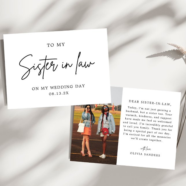 Foto zu meiner Juristenministerin an meinem Hochze Dankeskarte (Von Creator hochgeladen)