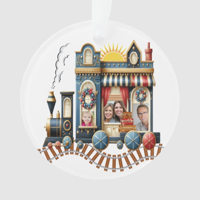 Foto-Zug für wertvolle Jede Anlässe Ornament (Vorderseite)