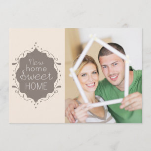 Foto Zuhause Sweet Zuhause Moving Ankündigung