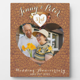 Foto zum 3. Geburtstag von Leather Fotoplatte