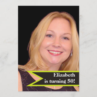 Foto zum 50. Geburtstag von modernen Frauen Einladung