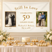 Foto zum 50. Hochzeitstag Gold Immer noch verliebt