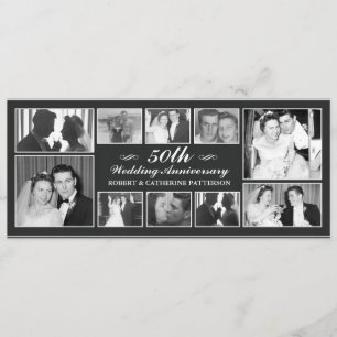Foto zum 50. Hochzeitstag-Jubiläum Einladung