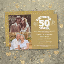 Foto zum 50. Jahrestag der Hochzeit