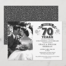 Foto zum 70. Hochzeitstag