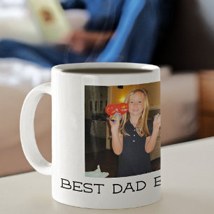 Foto zum besten Vater je Vatertag hinzufügen Kaffeetasse