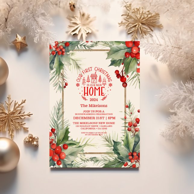 Foto zum ersten Mal Weihnachten auf unserer neuen  Einladung (Von Creator hochgeladen)