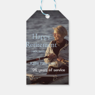 Foto zum Namen Jahr Jahre Dienst glücklicher Ruhes Geschenkanhänger