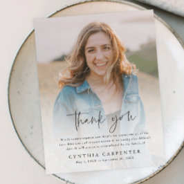 Foto zur Beerdigung des Haushalts Dankeschön-Karte