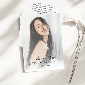 Foto zur Beerdigung des Lebensfriedens Dankeskarte