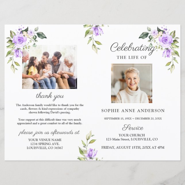 Foto zur Beerdigung von Gedächtnissen (Vorderseite)