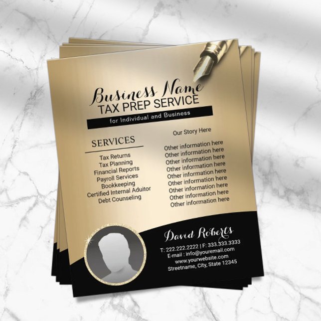 Foto zur Beratung von Steuervorbereitern Flyer (Von Creator hochgeladen)