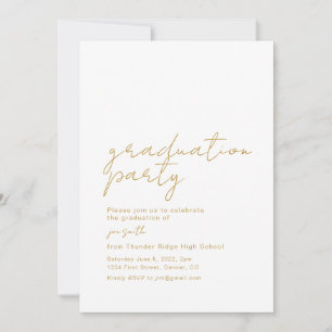 Foto zur Einladung einer Graduierungspartei