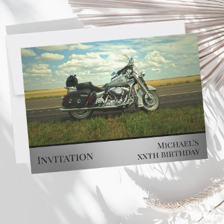 Foto zur Einladung zum Motorrad-Geburtstag