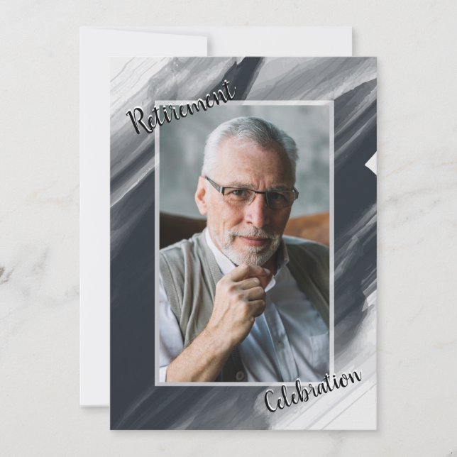 Foto zur Einladung zur Ruhestandsfeier (Vorderseite)