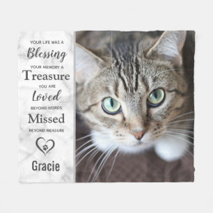 Foto zur Erinnerung an Cat Memorial Fleecedecke