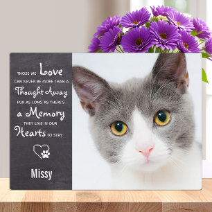 Foto zur Erinnerung an Cat Memorial Fotoplatte
