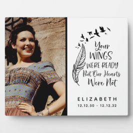 Foto zur Erinnerung an Schwarz-weißes Sprichwort Fotoplatte