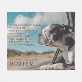 Foto zur Erinnerung Fleecedecke