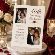 Foto zur Feier des 40. Hochzeitstages