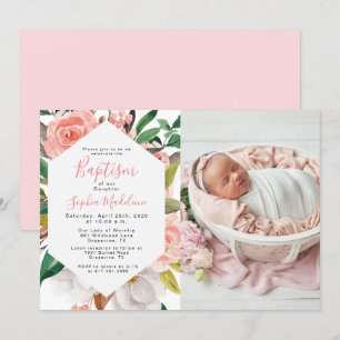 Foto zur Taufe des Blumenwaldes Einladung