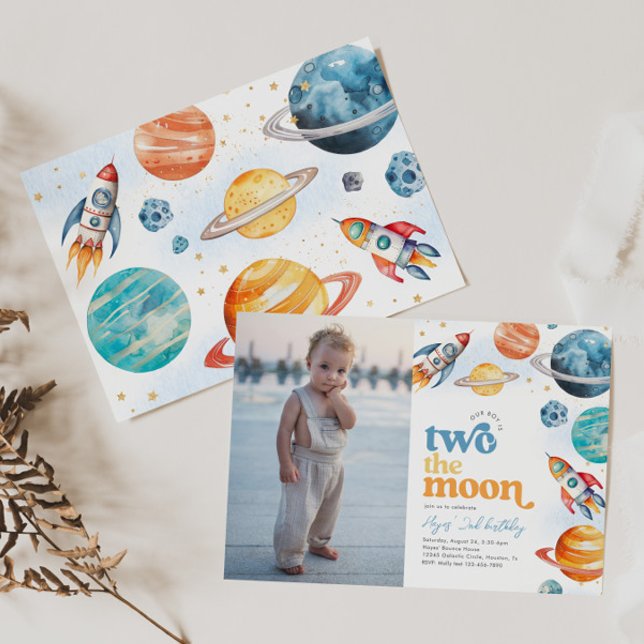 Foto Zwei der Einladung zur Mondrakete (Von Creator hochgeladen)