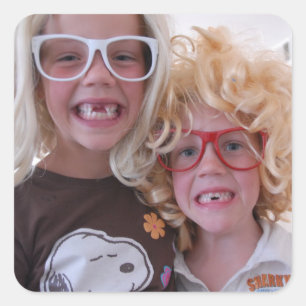 Fotoaufkleber Quadratischer Aufkleber