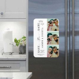 Fotoautomaten-Hochzeitstagmagnet zum Speichern Magnet