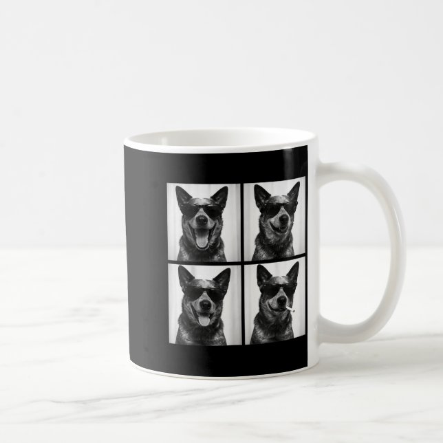 Fotobooth Australian Cattle Dog Lustiger Hund Self Kaffeetasse (Rechts)