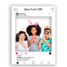 Fotobox Requisiten Rahmen Poster Social Media Desi