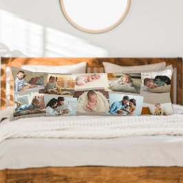 FotoCollage 10 Picture Montage Neutraler Spielraum Seitenschläferkissen