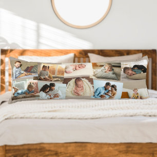 FotoCollage 10 Picture Montage Neutraler Spielraum Seitenschläferkissen