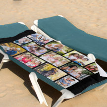 FotoCollage 12 Picture Mauerwerk Schwarz