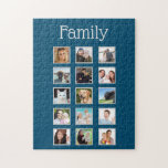 FotoCollage 15 Bilder Familie Puzzle<br><div class="desc">Finden Sie Ihre Lieblings-15 Fotos von Familie,  Freunden,  Haustieren oder sogar Landschaft. Fügen Sie sie hier hinzu und Sie werden ein lustiges und personalisiertes Geschenk haben. Ideal für Großeltern. Ändern Sie die Hintergrundfarbe,  wenn Sie sich mit Ihren Bildern abstimmen möchten.</div>