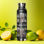 FotoCollage - 28 Fotos über das gesamte Mustergitt Trinkflasche<br><div class="desc">Fügen Sie 28 Fotos zu diesem lustigen Rastermuster hinzu. Für optimale Ergebnisse schneiden Sie Fotos vor dem Hochladen in Quadrate. Dieses trendige Muster dupliziert 28 Fotos im gesamten Flaschendesignbereich mit einem Bereich für eine Textzeile in einem trendigen Skript. Benutzen Sie Ihr Lieblings-Foto oder Ihre Bilder, um Spaß zu haben und...</div>