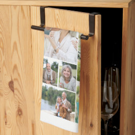 FotoCollage 31 Picture White Geschirrtuch