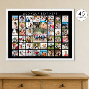FotoCollage 45 Fotos Personalisiert kundenspezifis Fotodruck
