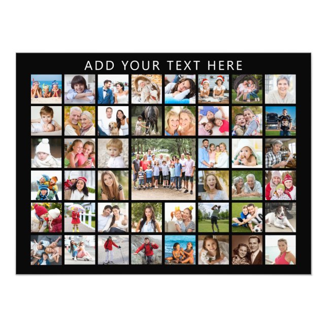 FotoCollage 45 Fotos Personalisiert kundenspezifis Fotodruck (Vorne)