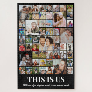 Fotocollage 50 Bilder 20x30 Familie Kinder Kind Puzzle