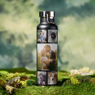 FotoCollage der Familie 11 Custom Pictures   Schwa Trinkflasche