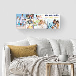 FotoCollage der Familie - 7 Fotos und benutzerdefi Leinwanddruck<br><div class="desc">Erstellen Sie Ihre eigene Foto-Leinwand und fügen Sie Ihren eigenen Text hinzu - perfekt für Wiedersehen oder Fotos. Die Fotovorlage ist für Sie bereit, 7 Ihrer Lieblingsbilder hinzuzufügen, die automatisch in einer zufälligen Zickzack-Bildmontage angezeigt werden. Einige Ihrer Bilder sind gerahmt, andere nicht und sie werden in Landschafts- und Porträtformaten dargestellt....</div>